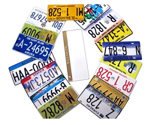 Europa Size Stijl Decoratieve Kentekenplaat, Gepersonaliseerde Ontwerp Nummer Plaat Sublimatie Custom Voertuig Plaat - Product Image 1