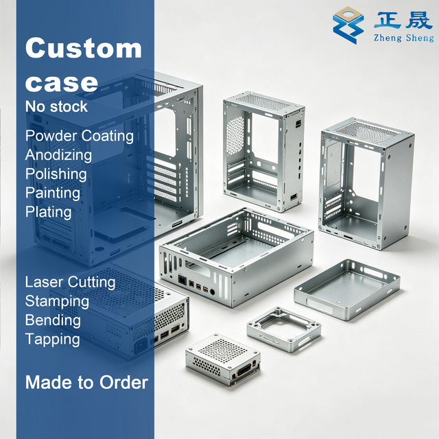 OEM Custom Steel Aluminum Server Rack Chassis Industrial PC Case ATX ITX IoT Edge Computing Metal Enclosure Manufacturer Service