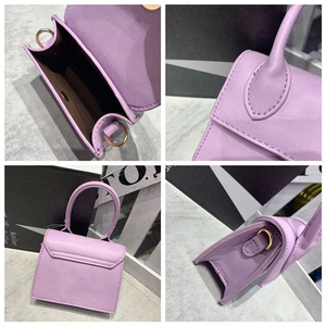 Bolsos Cruzados Pequeños de Diseñador de Marca de Lujo para Mujer, Bolso de Mano de Cuero PU de Moda, Mini Bolsos Tote, Bolsos de Mensajero con Cadena Sólida para el Hombro - Product Image 6