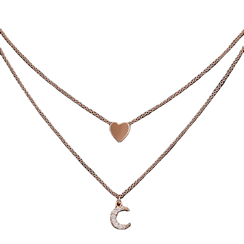 Elegant Layered Stacking Jewelry Butterfly Heart