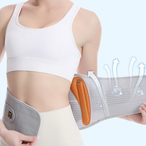 Ceinture de soutien lombaire extra large en aluminium à 3 plaques, respirante, pour hernie discale, soulagement de la douleur, avec Velcro et sangles en X, 70-155 cm - Product Image 5