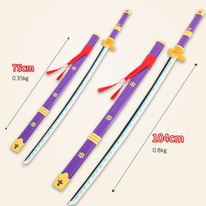 Épée de cosplay Roronoa Zoro One Piece de 104 cm, assemblée, taille réelle de 41 pouces, épée de samouraï japonaise d'anime - Product Image 4