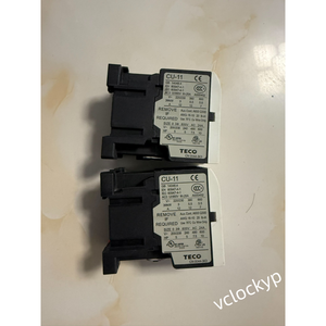 Contacteurs magnétiques CU-11 TECO Taian triphasés 600V 30A 230VAC avec démarreur RHN-10 d'occasion - Product Image 3