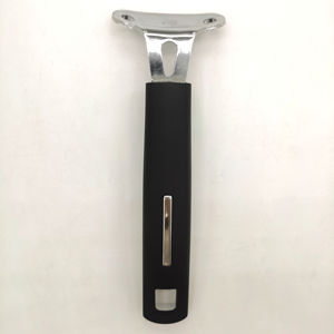 0243หัวเหล็กสองรูมือจับหม้อทำอาหารในห้องครัวชิ้นส่วนตกแต่ง430สลักสแตนเลส - Product Image 1