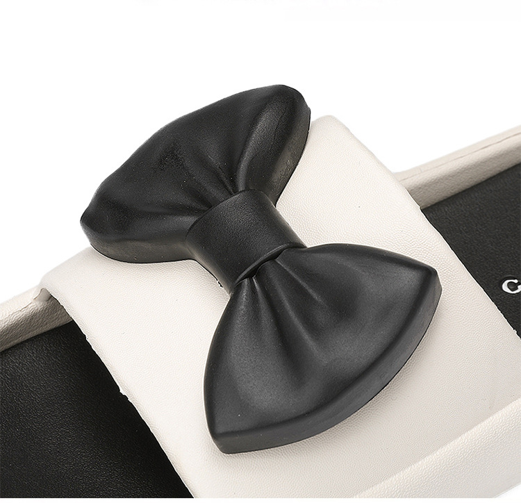 New Women's Bow Slippers Home Indoor and Outdoor Soft Ladies EVA Slippers Slides Shoes