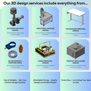 Servizio di Progettazione e Modellazione Personalizzata di Alta Precisione, Disegno 3D, Prototipazione e Stampa - Product Image 4