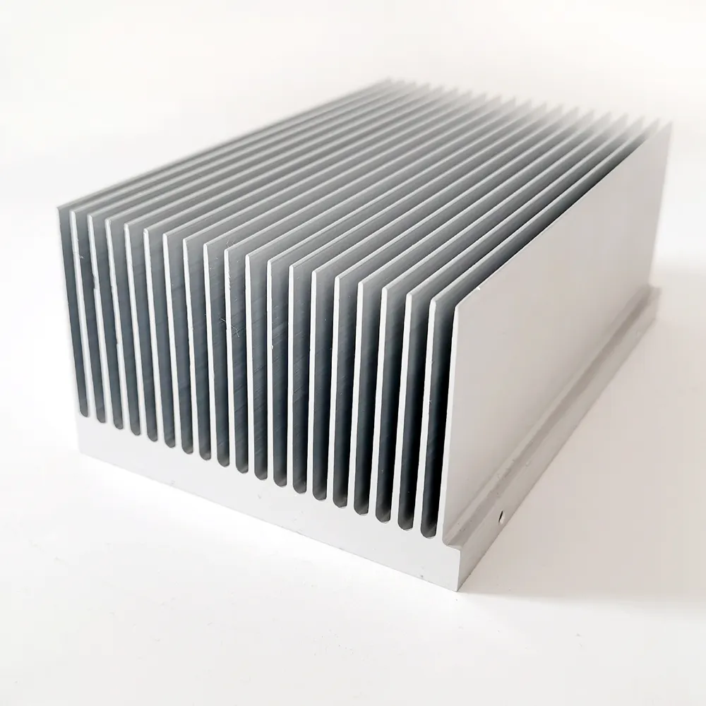 Extruded Aluminum Heatsink For Thermoelectric Cooler Peltier Effect Heat Sink 97 W *60 H *150 L Mm