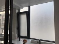 Papier de contact transparent blanc mat autocollant de confidentialité givré chambre salle de bain décoration de la maison film de fenêtre en verre givré