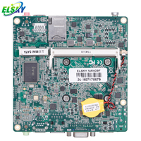 Placa Base Económica con Procesador Intel Celeron J1800/J1900 con LVDS 2*LAN Bluetooth Mini PCIE NANO9F para PC