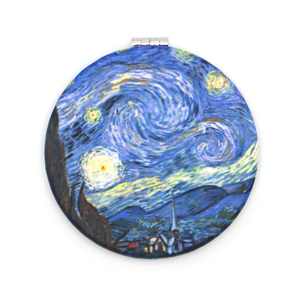 Tissu en velours miroir compact pliable double face avec logo personnalisé miroir de poche cosmétique miroir de poche en tissu - Product Image 5