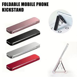 Universal Mini Portable Waterproof Anti-Corrosion Durable Desk Use Desktop <b>Stand</b> Mount Flexible Aluminum Mobile Phone Holder - Product Image 4