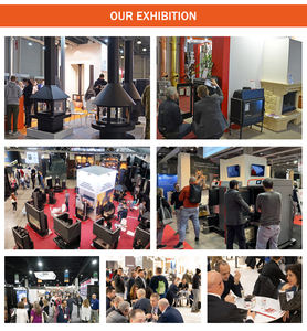 เตาผิงไม้สไตล์ยุโรปแบบโมเดิร์น ให้เปลวไฟจริง ใช้ในบ้านพักตากอากาศ โรงแรม ห้องนอน ห้องนั่งเล่น - Product Image 5