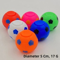 Fidget Spinner Portable Football, Basketball, Rugby – Jouet Anti-Stress pour Étudiants – Gyroscope Football