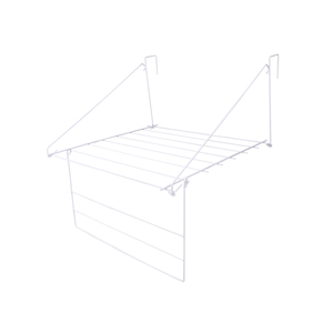Vente en gros Porte suspendue pliante en métal à 2 niveaux Porte-linge suspendu au dos Porte-linge <span class=keywords><strong>tour</strong></span> pour la maison - Product Image 3