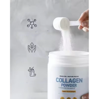 Collagène d'OEM plus la poudre de collagène, suppléments de collagène, poudre hydrolysée de collagène