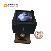 Nouvelle imprimante à café numérique automatique pour l'art latte avec encre comestible et Wi-Fi pour l'impression d'images multicolores sur les surfaces alimentaires et le café