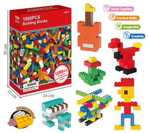1000 Pcs High Quality Eco-friendly ABS Plastic <b>Building</b> <b>Blocks</b> <b>Set</b> 1:8 Modern <b>Buildings</b> Model Toy Kids DIY Creative Assembly - Product Image 3