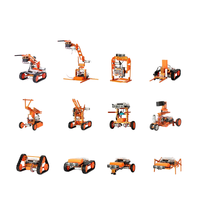 WeeeBot RobotStorm, Kit de Robótica Mecánica y Electrónica 12 en 1 para Codificación, Más de 450 Piezas, Robot STEAM Multiforma con Tornillos