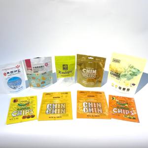 Pochette debout anti-odeur à fermeture éclair en plastique thermoscellable avec impression personnalisée Petits sacs d'emballage gommeux en mylar pour le stockage des aliments - Product Image 6