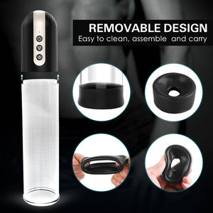 Vibrador de bomba de vacío de presión negativa automática silenciosa masturbador de aumento de <span class=keywords><strong>pene</strong></span> para hombres <span class=keywords><strong>con</strong></span> taza de avión - Product Image 6