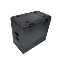 Peso ligero a prueba de golpes duro PE Pioneer Rx3 Flight Case impermeable apilable Flight Case Werkstation extraíble Flight Case Tv