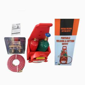 Kit de chalumeau de soudage oxyacétylène avec bouteille d'oxygène et bouteille d'acétylène pour découpeurs plasma et kit d'outils de soudage - Product Image 5