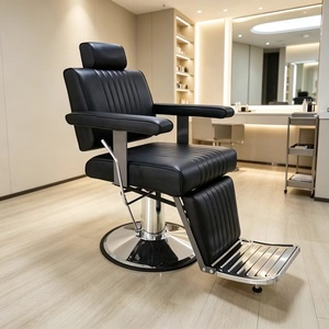 Silla Ergonómica de Alta Calidad y Confortable para Barbería, Silla de Peluquería para Hombre, Silla de Estilismo con Respaldo Ajustable - Product Image 4