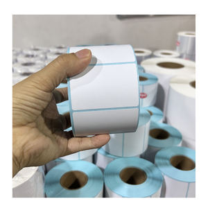 Prix usine A6 bordereau d'expédition 4x6 papier thermique étiquette adhésive autocollant vierge 100x150mm étanche excellent pour l'emballage - Product Image 5