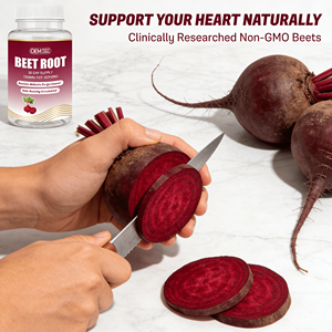 แคปซูลบีทรูทแบรนด์ส่วนตัว 60 เม็ด ธรรมชาติบริสุทธิ์ ปราศจาก GMO และกลูเตน บำรุงสุขภาพสำหรับผู้ใหญ่ นักกีฬา ช่วยระบบย่อยอาหารและเสริมภูมิคุ้มกัน - Product Image 2