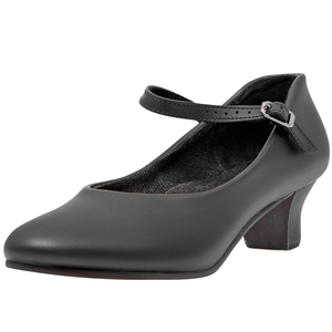 Prix de gros Dynadans Stock d'usine Chaussures de danse latine à talon haut avec tige en PU, doublure en coton et semelle extérieure en cuir véritable - Product Image 1