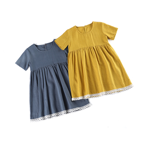 simple linen frock design