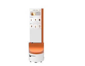 REEMAN FBOT30A หุ่นยนต์โฆษณาเคลื่อนที่หน้าจอ OLED โปร่งใสขนาด 30 นิ้ว ความละเอียด FHD อัตราส่วนภาพ 9:16 ควบคุมด้วยรีโมท/แอปพลิเคชัน - Product Image 1