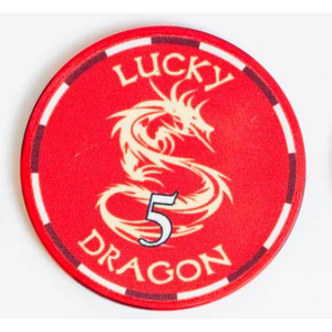 Jetons de poker en céramique Lucky Dragon avec plateau, expérience de jeu de haute qualité - Product Image 5