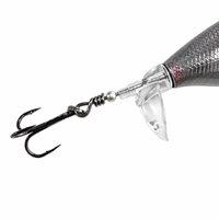 Leurre de pêche flottant LUSHAZER Spin Tail Topwater 80mm 90mm, leurre dur avec hélice rotative pour achigan, brochet, perche, truite