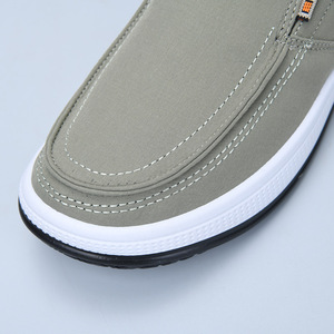 Chaussures décontractées pour hommes à semelle souple et antidérapante, respirantes, à enfiler, pour pieds larges, avec tige en toile, durables, idéales pour le voyage et la saison printanière - Product Image 6