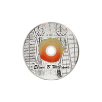 Disque CD musical imprimé style vinyle, CD noir avec impression de l'étiquette pour les sorties d'albums de style rétro