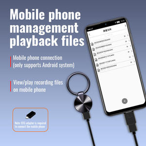 Enregistreur vocal multifonctionnel OEM en gros à longue autonomie, en forme de pendentif, pour cours étudiants et utilisation en voiture - Product Image 5