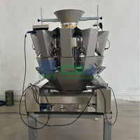 Machine de pesage alimentaire à 10 têtes et trémie alvéolée de 1,6 L pour produits granulaires et en morceaux (ail)
