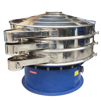 QINNY Edelstahl Motorisiertes Zuckervibrationssieb, Kreisförmiges Kristall-Sortiersieb, Rotierendes Vibrationssieb, Tamiz Vibratorio High