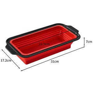 Moule à <span class=keywords><strong>pain</strong></span> pliable en silicone avec cadre métallique antiadhésif pour toast, pains <span class=keywords><strong>de</strong></span> viande et gâteaux – Vente en gros - Product Image 6