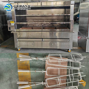 Máquina de Barbacoa Brasileña Comercial de Venta Caliente, Máquina Automática de Asado <span class=keywords><strong>Rodizio</strong></span> Churrasco, Parrilla de Carbón y Gas - Product Image 6