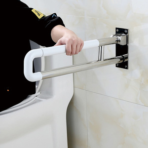 Pasamanos en forma de U Veto para baños, inodoros para personas mayores, barandillas de seguridad y asas antideslizantes sin barreras. - Product Image 4