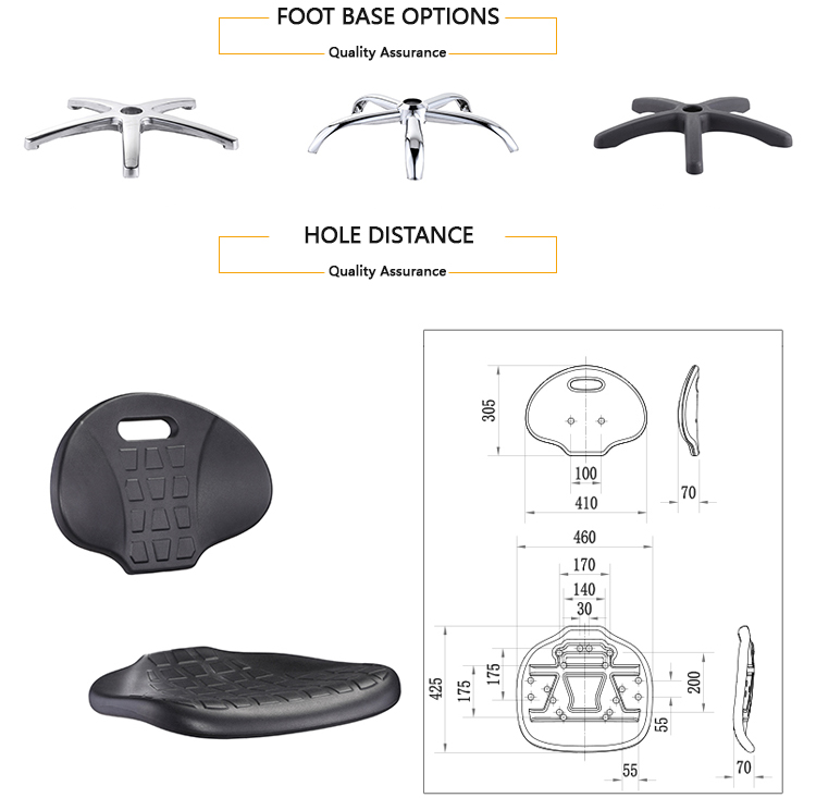 School Luxury Laboratory Stool Chair ABS Bar Lab Stool Adjustable With Footrest