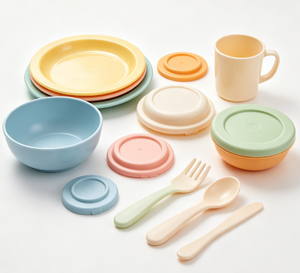 Accessori per Pentole e Ciotole in Plastica per Bambini, Giocattoli per Giochi di Ruolo, Stampati a Iniezione, in PP Sicuro per Alimenti - Product Image 3