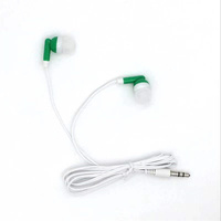Warna In-Ear 3.5Mm Earphone Headset Musik Berkabel Tanpa Mikrofon Tablet Ponsel Mp3 Mp4 Penyumbat Telinga Universal