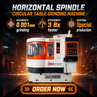 Machine de rectification horizontale CNC à fibre optique haute performance pour surfaces optiques courbées