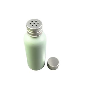 Bottiglia di polvere sciolta per <span class=keywords><strong>shampoo</strong></span> a secco in metallo in alluminio per la cura personale verde opaco - Product Image 3