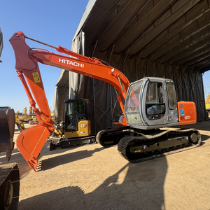 Disponible dès maintenant, nouvelle arrivée, excavatrice Hitachi EX120 d'occasion de 10 tonnes avec moteur, boîte de vitesses, PLC et roulements - Vente directe pour le commerce extérieur - Product Image 1