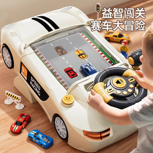 Console di Gioco per Bambini con Volante Simulatore di Guida, Giocattolo Educativo per Ragazzi e Ragazze - Product Image 2