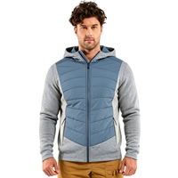 Conception personnalisée Offre spéciale Vestes hybrides coupe-vent pour hommes de qualité supérieure Manteau d'extérieur en laine régulier pour hommes